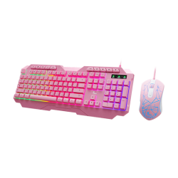 Combo Xtech XTK-540S: Teclado y Mouse con Cable USB