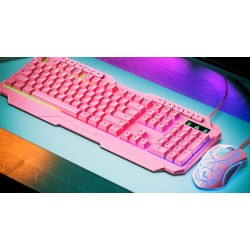 Combo Xtech XTK-540S: Teclado y Mouse con Cable USB