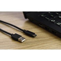 Cable con conector USB Tipo-C® macho a USB 2.0 A macho