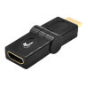 Adaptador con conector HDMI® macho a HDMI® hembra con ángulo ajustable