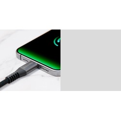Klip Xtreme PowerGo 050: Cable USB-A a USB-C (30W, 1.8m)