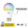 Bombilla LED Inteligente VTA+ E27 RGB 120VAC Smart Home Wi-Fi