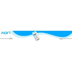 Adaptador USB-C a USB, RJ45 AON AO-AD-1010 Macho-Hembra Plateado