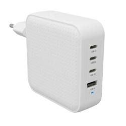Cargador de viaje HyperJuice® 100W USB-C GaN - Blanco