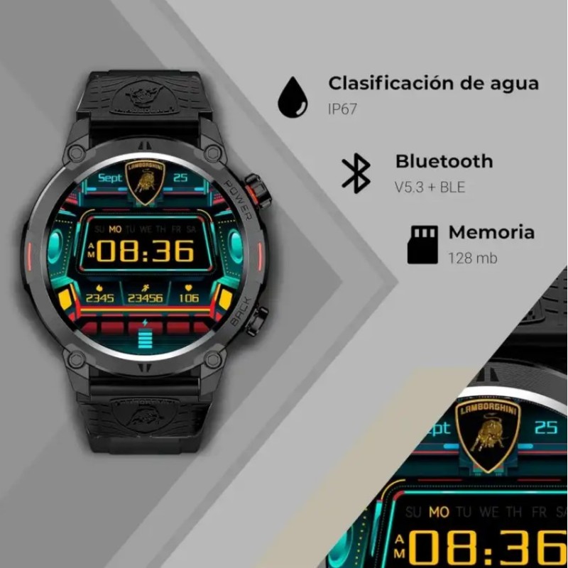 Lambo Smartwatch aventador Ultimae nero