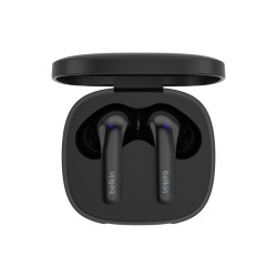Audifonos Inalámbricos Con Microfono Belkin Soundform Motion Color Negro