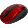 Klip Xtreme KMW-330 Vector - Ratón - ergonómico - Rojo