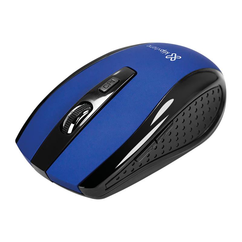 Klip Xtreme Klever KMW-340 - Ratón - óptico - Azul