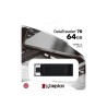 Kingston DataTraveler 70 - Unidad flash USB - 64 GB