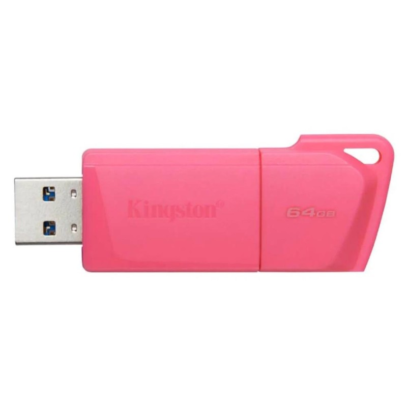 Memoria USB Kingston Flash Drive De 64GB Exodia Gen 1 Color Rosado Neon